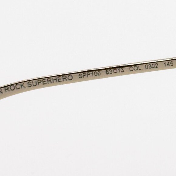 NEW PHILIPP PLEIN SUNGLASSES SPP106M 302 PILOT GOLD/GRAY MEN EYEWEAR PHILIPP PLE - Picture 8 of 10